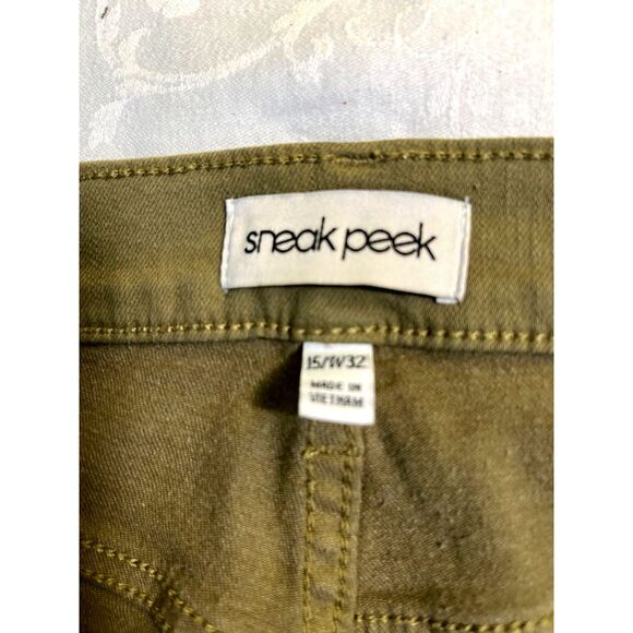 New Sneak Peek High Rise Flare Ankle Pants 15/32 - Picture 4 of 6